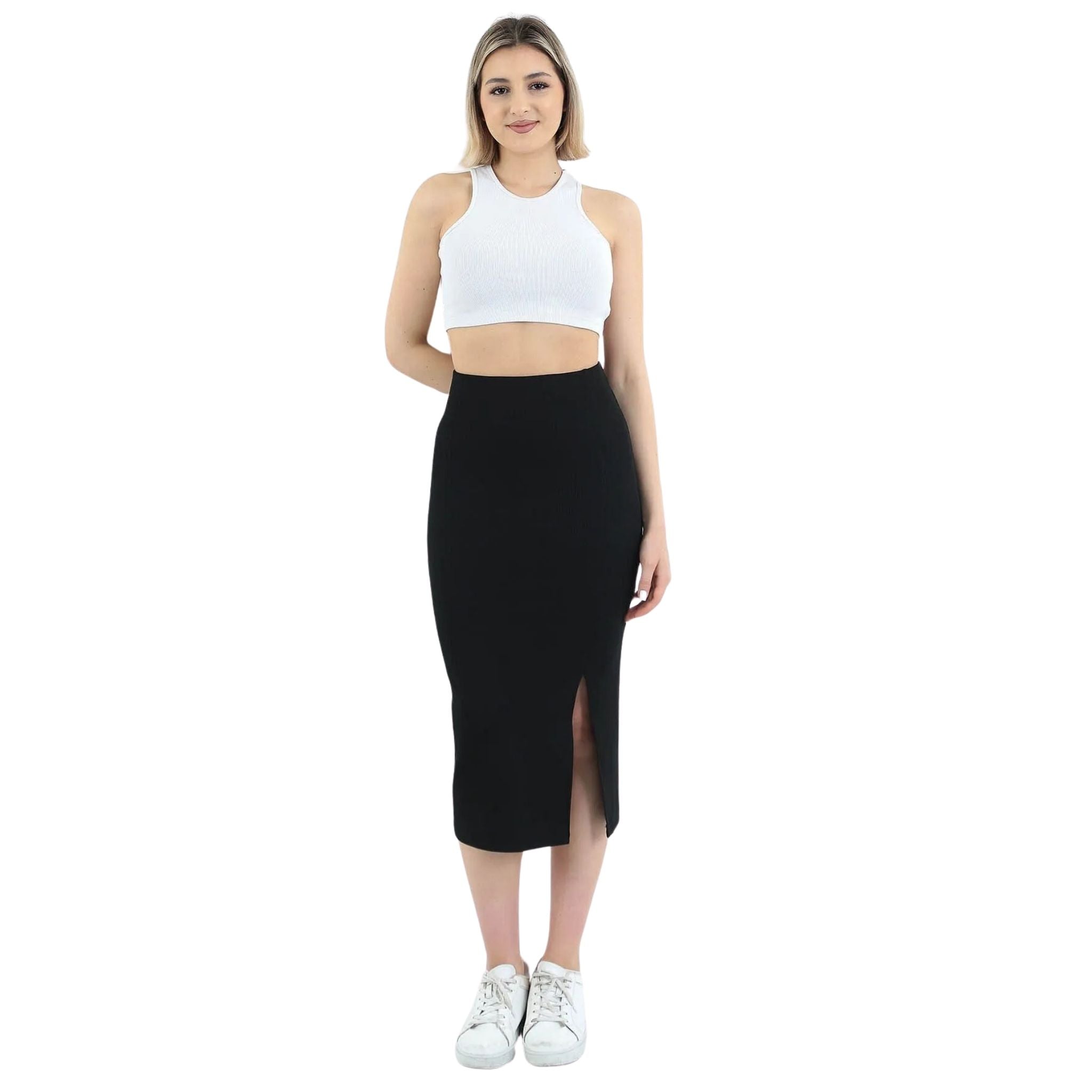 Black Midi Skirt